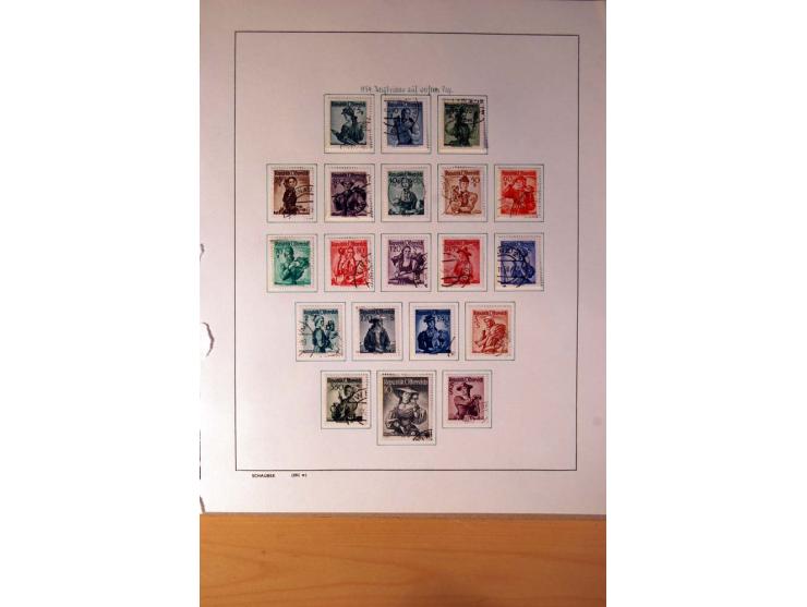 1850/1980, sehr schöne gestempelte Sammlung mit vielen besseren Werten, dabei Mi.-Nr. 16,17, 23, 518-23, 551-54, 555A und 588