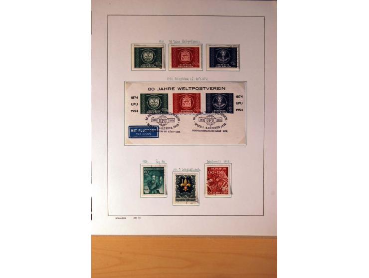 1850/1980, sehr schöne gestempelte Sammlung mit vielen besseren Werten, dabei Mi.-Nr. 16,17, 23, 518-23, 551-54, 555A und 588