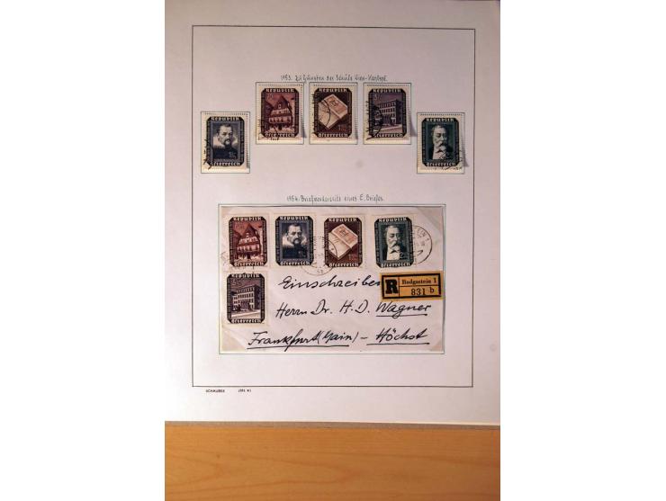 1850/1980, sehr schöne gestempelte Sammlung mit vielen besseren Werten, dabei Mi.-Nr. 16,17, 23, 518-23, 551-54, 555A und 588