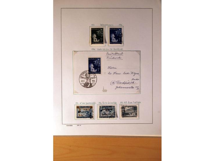 1850/1980, sehr schöne gestempelte Sammlung mit vielen besseren Werten, dabei Mi.-Nr. 16,17, 23, 518-23, 551-54, 555A und 588