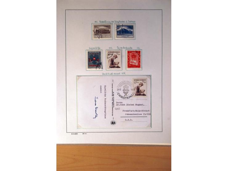 1850/1980, sehr schöne gestempelte Sammlung mit vielen besseren Werten, dabei Mi.-Nr. 16,17, 23, 518-23, 551-54, 555A und 588