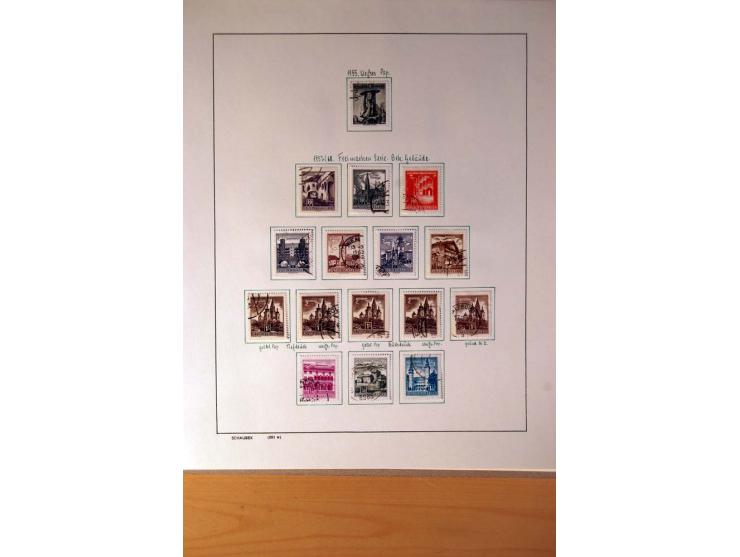 1850/1980, sehr schöne gestempelte Sammlung mit vielen besseren Werten, dabei Mi.-Nr. 16,17, 23, 518-23, 551-54, 555A und 588