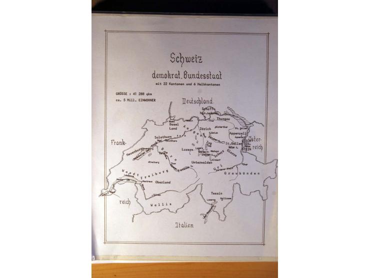 1849/1968, gestempelte kpl. bis überkpl. Sammlung mit u.a. Mi.-Nr. 1-6, 5 im Paar sowie vielen Besonderheiten wie Typen, Farb