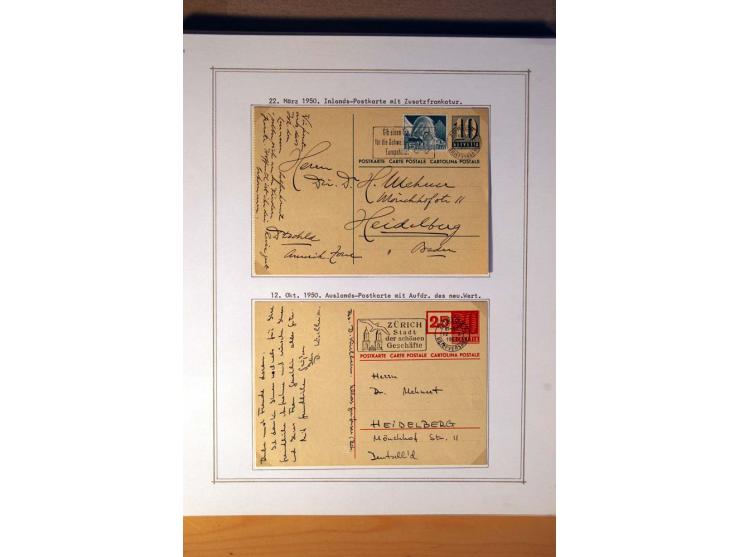 1849/1968, gestempelte kpl. bis überkpl. Sammlung mit u.a. Mi.-Nr. 1-6, 5 im Paar sowie vielen Besonderheiten wie Typen, Farb