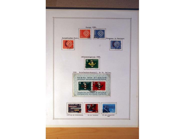 1849/1968, gestempelte kpl. bis überkpl. Sammlung mit u.a. Mi.-Nr. 1-6, 5 im Paar sowie vielen Besonderheiten wie Typen, Farb