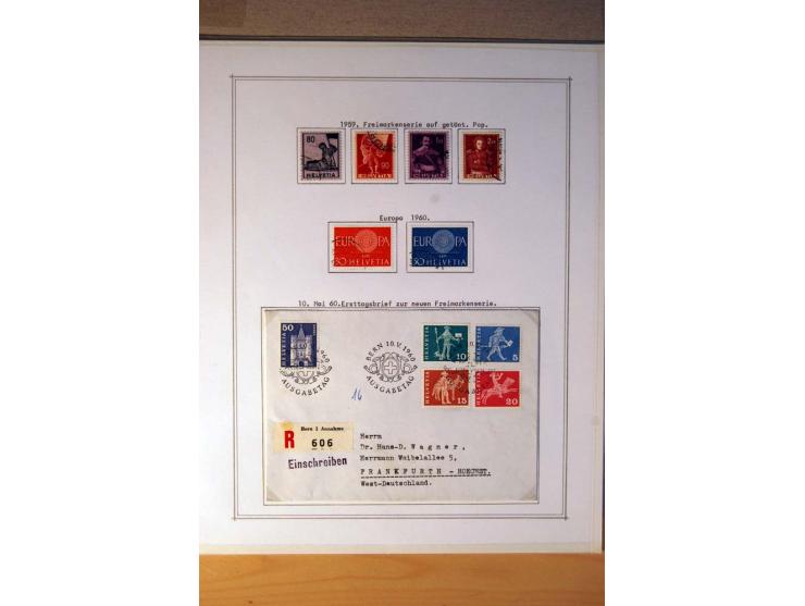 1849/1968, gestempelte kpl. bis überkpl. Sammlung mit u.a. Mi.-Nr. 1-6, 5 im Paar sowie vielen Besonderheiten wie Typen, Farb