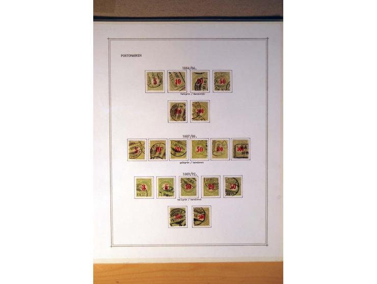 1849/1968, gestempelte kpl. bis überkpl. Sammlung mit u.a. Mi.-Nr. 1-6, 5 im Paar sowie vielen Besonderheiten wie Typen, Farb