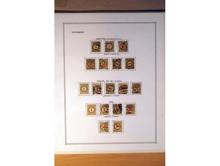 1849/1968, gestempelte kpl. bis überkpl. Sammlung mit u.a. Mi.-Nr. 1-6, 5 im Paar sowie vielen Besonderheiten wie Typen, Farb