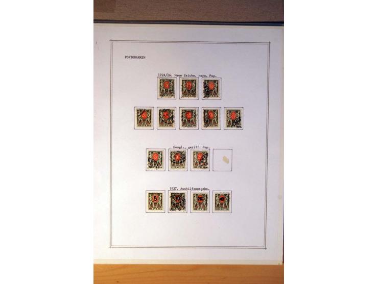 1849/1968, gestempelte kpl. bis überkpl. Sammlung mit u.a. Mi.-Nr. 1-6, 5 im Paar sowie vielen Besonderheiten wie Typen, Farb