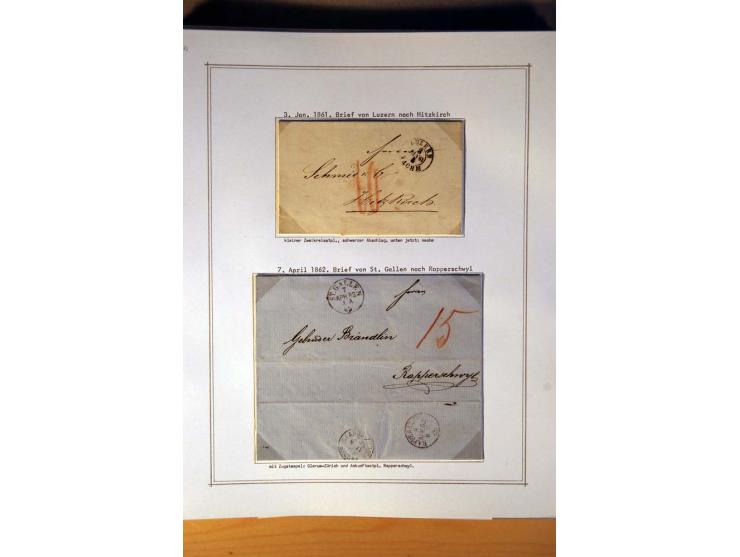 1849/1968, gestempelte kpl. bis überkpl. Sammlung mit u.a. Mi.-Nr. 1-6, 5 im Paar sowie vielen Besonderheiten wie Typen, Farb