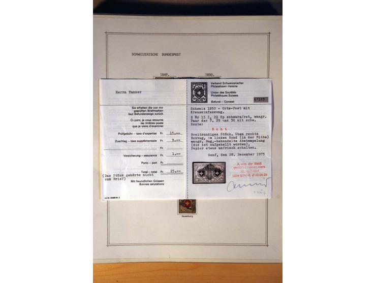 1849/1968, gestempelte kpl. bis überkpl. Sammlung mit u.a. Mi.-Nr. 1-6, 5 im Paar sowie vielen Besonderheiten wie Typen, Farb