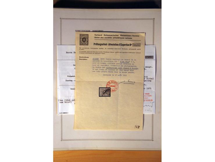 1849/1968, gestempelte kpl. bis überkpl. Sammlung mit u.a. Mi.-Nr. 1-6, 5 im Paar sowie vielen Besonderheiten wie Typen, Farb