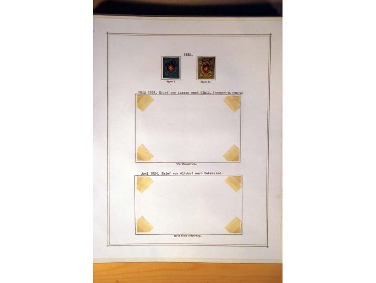 1849/1968, gestempelte kpl. bis überkpl. Sammlung mit u.a. Mi.-Nr. 1-6, 5 im Paar sowie vielen Besonderheiten wie Typen, Farb