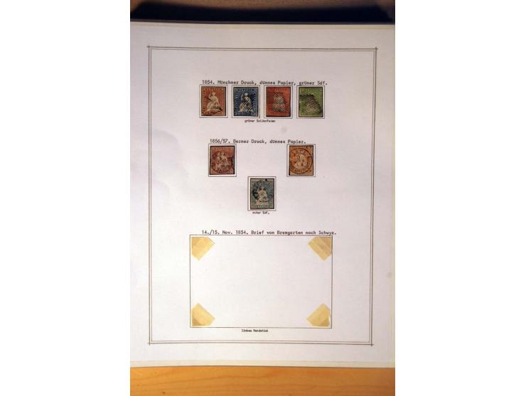 1849/1968, gestempelte kpl. bis überkpl. Sammlung mit u.a. Mi.-Nr. 1-6, 5 im Paar sowie vielen Besonderheiten wie Typen, Farb