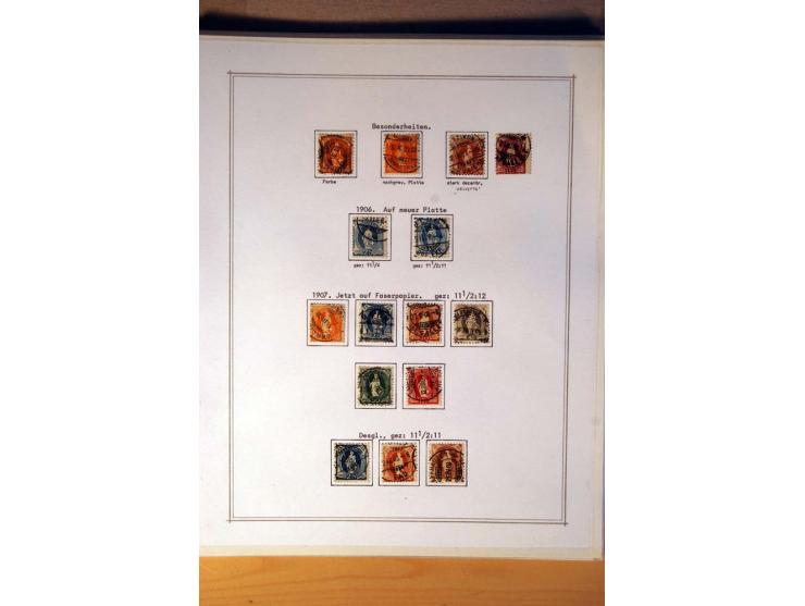 1849/1968, gestempelte kpl. bis überkpl. Sammlung mit u.a. Mi.-Nr. 1-6, 5 im Paar sowie vielen Besonderheiten wie Typen, Farb