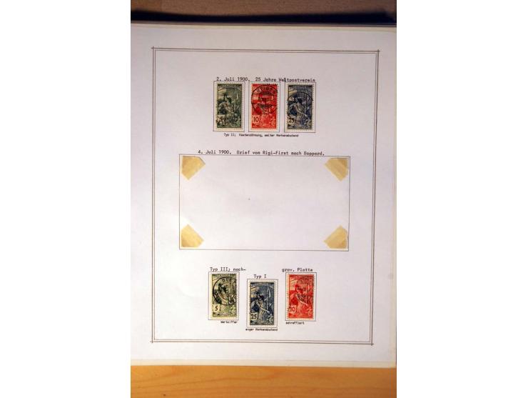 1849/1968, gestempelte kpl. bis überkpl. Sammlung mit u.a. Mi.-Nr. 1-6, 5 im Paar sowie vielen Besonderheiten wie Typen, Farb