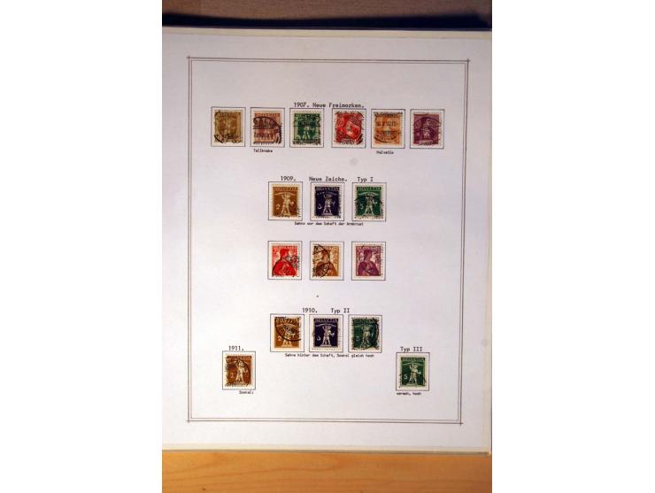 1849/1968, gestempelte kpl. bis überkpl. Sammlung mit u.a. Mi.-Nr. 1-6, 5 im Paar sowie vielen Besonderheiten wie Typen, Farb