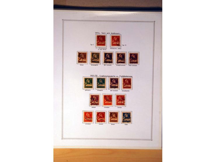 1849/1968, gestempelte kpl. bis überkpl. Sammlung mit u.a. Mi.-Nr. 1-6, 5 im Paar sowie vielen Besonderheiten wie Typen, Farb