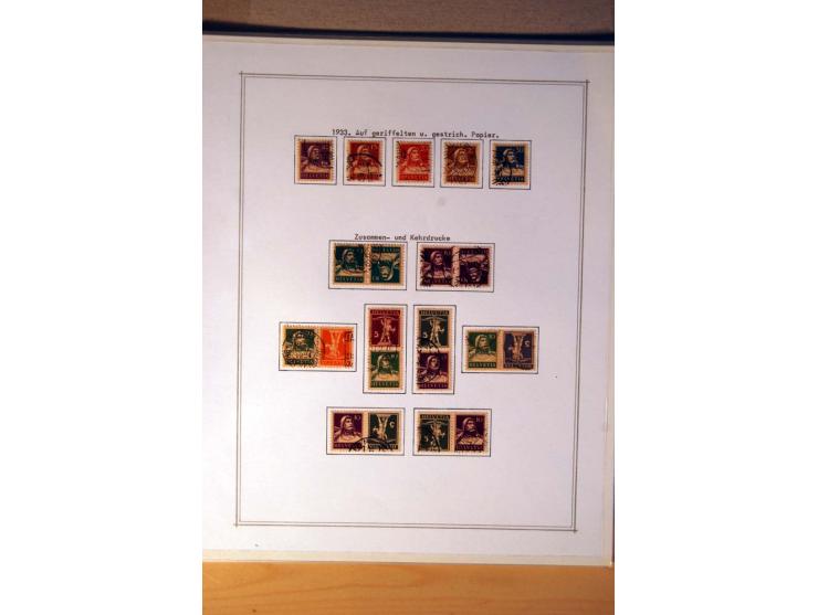 1849/1968, gestempelte kpl. bis überkpl. Sammlung mit u.a. Mi.-Nr. 1-6, 5 im Paar sowie vielen Besonderheiten wie Typen, Farb