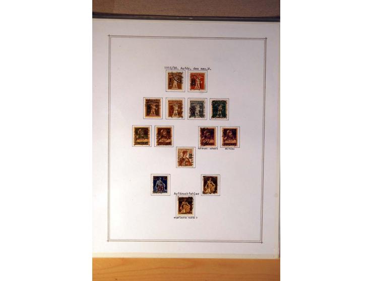 1849/1968, gestempelte kpl. bis überkpl. Sammlung mit u.a. Mi.-Nr. 1-6, 5 im Paar sowie vielen Besonderheiten wie Typen, Farb