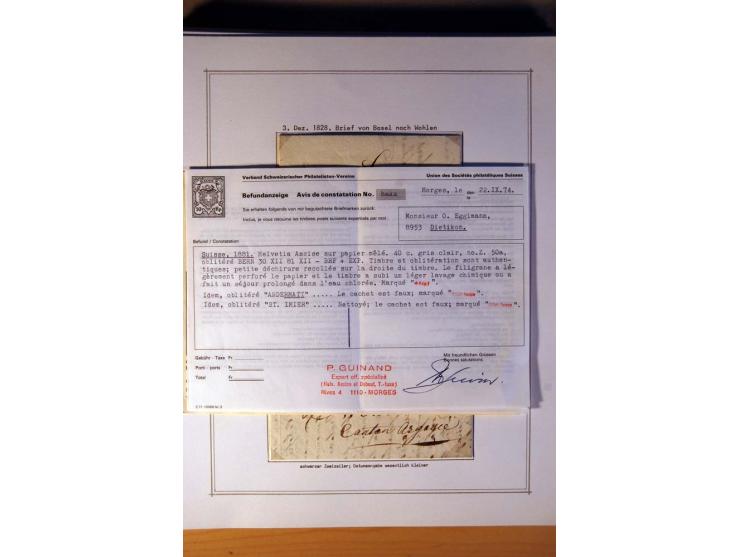 1849/1968, gestempelte kpl. bis überkpl. Sammlung mit u.a. Mi.-Nr. 1-6, 5 im Paar sowie vielen Besonderheiten wie Typen, Farb