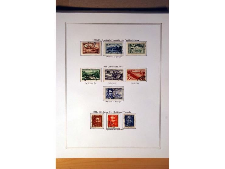 1849/1968, gestempelte kpl. bis überkpl. Sammlung mit u.a. Mi.-Nr. 1-6, 5 im Paar sowie vielen Besonderheiten wie Typen, Farb