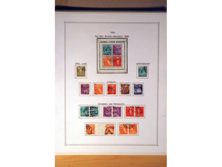 1849/1968, gestempelte kpl. bis überkpl. Sammlung mit u.a. Mi.-Nr. 1-6, 5 im Paar sowie vielen Besonderheiten wie Typen, Farb
