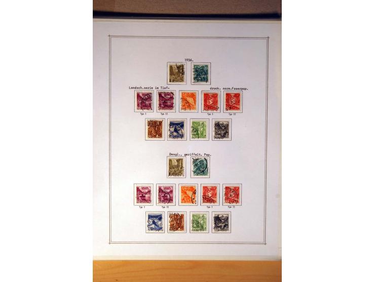 1849/1968, gestempelte kpl. bis überkpl. Sammlung mit u.a. Mi.-Nr. 1-6, 5 im Paar sowie vielen Besonderheiten wie Typen, Farb