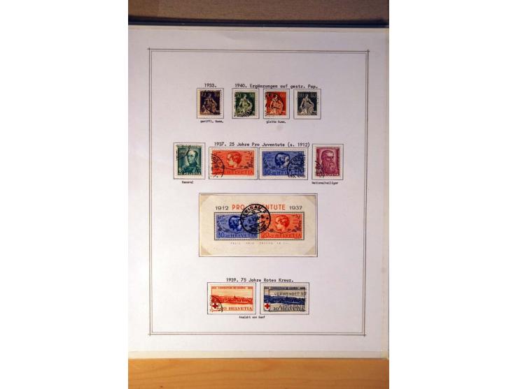 1849/1968, gestempelte kpl. bis überkpl. Sammlung mit u.a. Mi.-Nr. 1-6, 5 im Paar sowie vielen Besonderheiten wie Typen, Farb