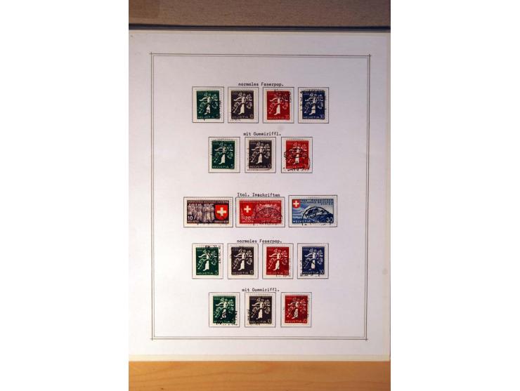 1849/1968, gestempelte kpl. bis überkpl. Sammlung mit u.a. Mi.-Nr. 1-6, 5 im Paar sowie vielen Besonderheiten wie Typen, Farb