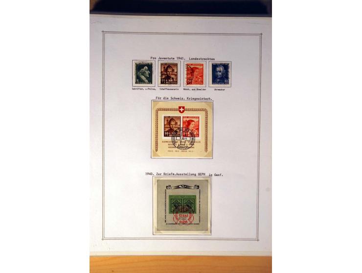 1849/1968, gestempelte kpl. bis überkpl. Sammlung mit u.a. Mi.-Nr. 1-6, 5 im Paar sowie vielen Besonderheiten wie Typen, Farb