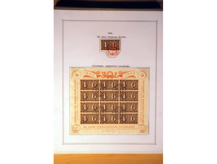 1849/1968, gestempelte kpl. bis überkpl. Sammlung mit u.a. Mi.-Nr. 1-6, 5 im Paar sowie vielen Besonderheiten wie Typen, Farb