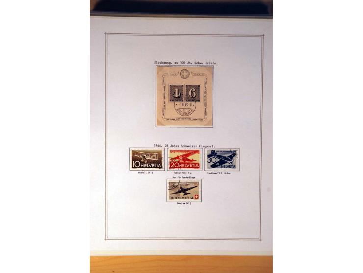 1849/1968, gestempelte kpl. bis überkpl. Sammlung mit u.a. Mi.-Nr. 1-6, 5 im Paar sowie vielen Besonderheiten wie Typen, Farb