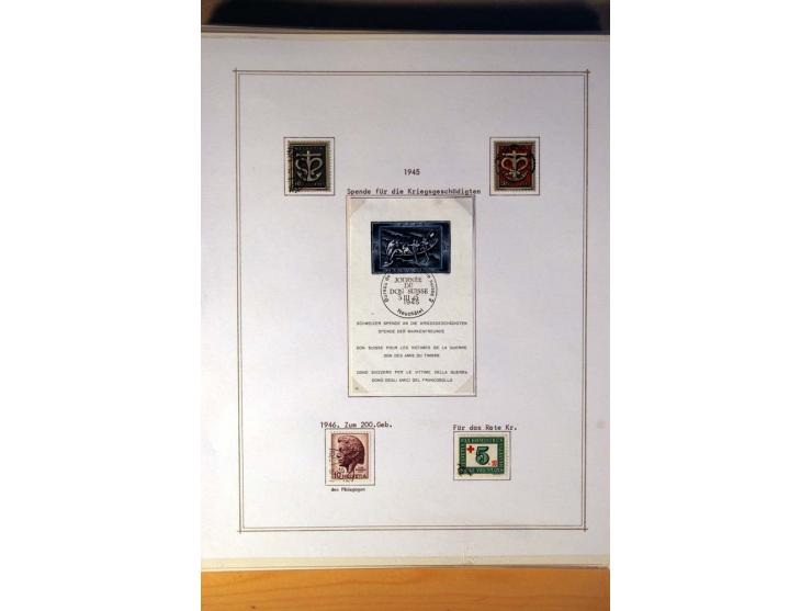 1849/1968, gestempelte kpl. bis überkpl. Sammlung mit u.a. Mi.-Nr. 1-6, 5 im Paar sowie vielen Besonderheiten wie Typen, Farb
