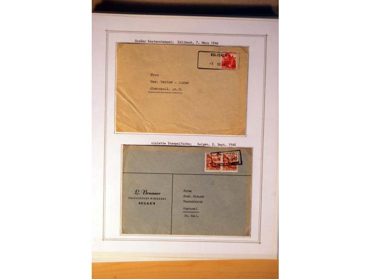 1849/1968, gestempelte kpl. bis überkpl. Sammlung mit u.a. Mi.-Nr. 1-6, 5 im Paar sowie vielen Besonderheiten wie Typen, Farb