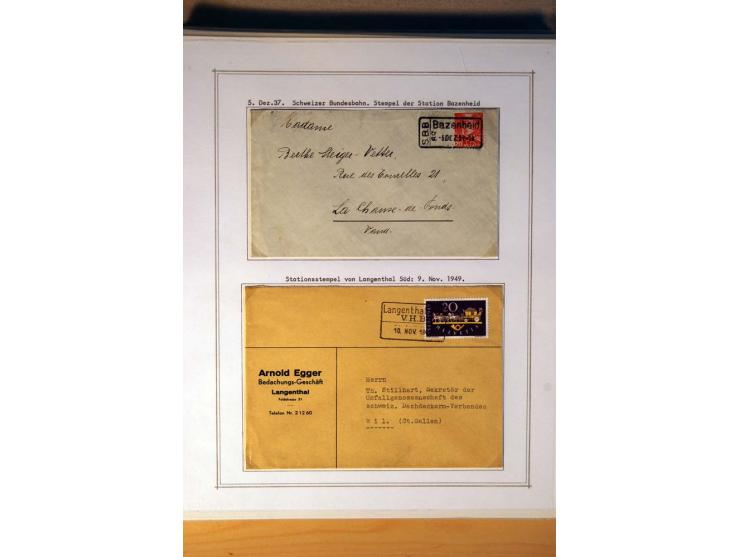 1849/1968, gestempelte kpl. bis überkpl. Sammlung mit u.a. Mi.-Nr. 1-6, 5 im Paar sowie vielen Besonderheiten wie Typen, Farb