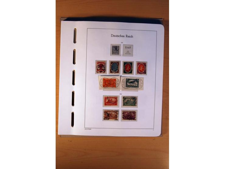 1919/45, ungebrauchte, postfrische und gestempelte Sammlung mit vielen besseren Werten dabei Mi.-Nr. 479-81, 482-95, 499-505,