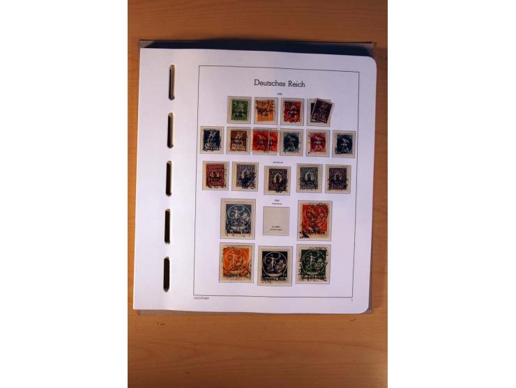 1919/45, ungebrauchte, postfrische und gestempelte Sammlung mit vielen besseren Werten dabei Mi.-Nr. 479-81, 482-95, 499-505,
