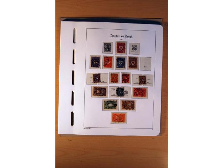 1919/45, ungebrauchte, postfrische und gestempelte Sammlung mit vielen besseren Werten dabei Mi.-Nr. 479-81, 482-95, 499-505,