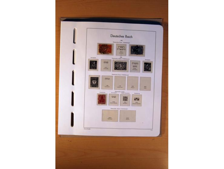 1919/45, ungebrauchte, postfrische und gestempelte Sammlung mit vielen besseren Werten dabei Mi.-Nr. 479-81, 482-95, 499-505,