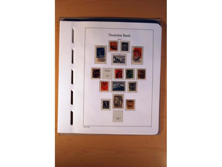 1919/45, ungebrauchte, postfrische und gestempelte Sammlung mit vielen besseren Werten dabei Mi.-Nr. 479-81, 482-95, 499-505,