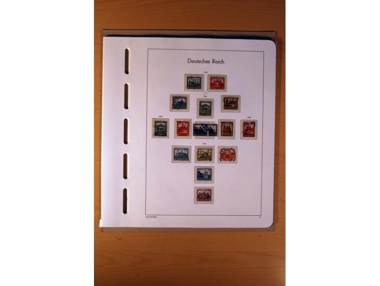 1919/45, ungebrauchte, postfrische und gestempelte Sammlung mit vielen besseren Werten dabei Mi.-Nr. 479-81, 482-95, 499-505,