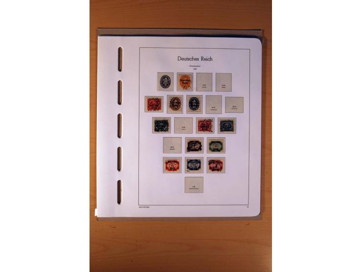 1919/45, ungebrauchte, postfrische und gestempelte Sammlung mit vielen besseren Werten dabei Mi.-Nr. 479-81, 482-95, 499-505,