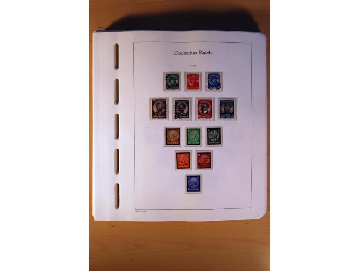 1919/45, ungebrauchte, postfrische und gestempelte Sammlung mit vielen besseren Werten dabei Mi.-Nr. 479-81, 482-95, 499-505,