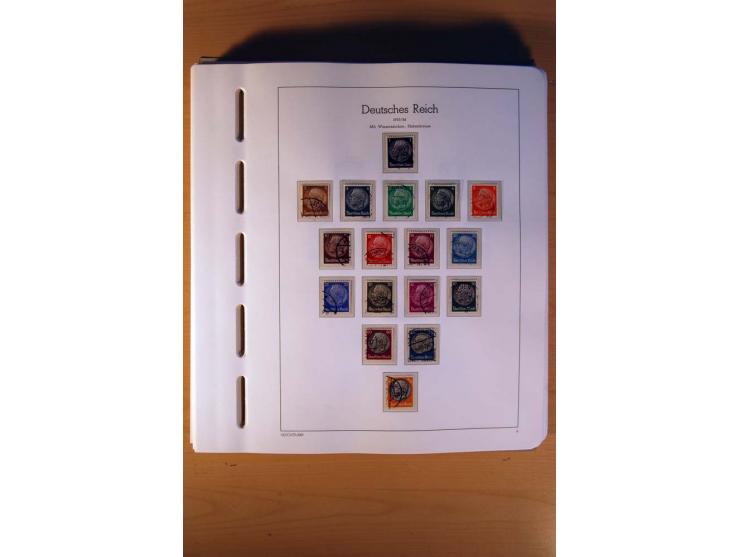 1919/45, ungebrauchte, postfrische und gestempelte Sammlung mit vielen besseren Werten dabei Mi.-Nr. 479-81, 482-95, 499-505,