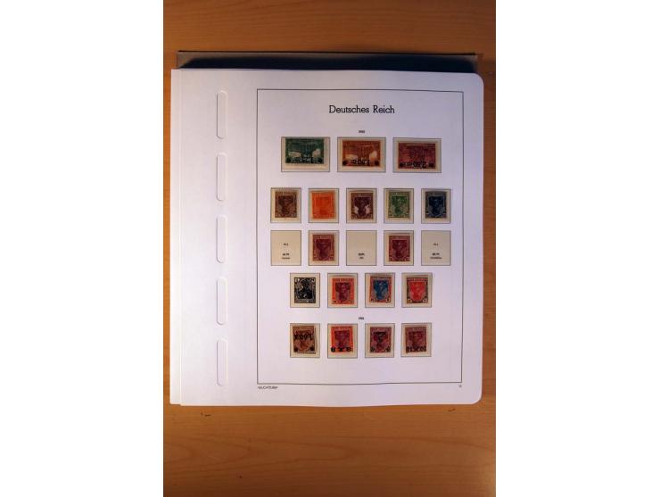 1919/45, ungebrauchte, postfrische und gestempelte Sammlung mit vielen besseren Werten dabei Mi.-Nr. 479-81, 482-95, 499-505,