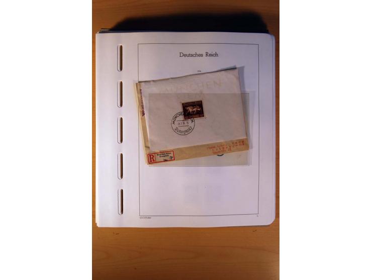 1919/45, ungebrauchte, postfrische und gestempelte Sammlung mit vielen besseren Werten dabei Mi.-Nr. 479-81, 482-95, 499-505,