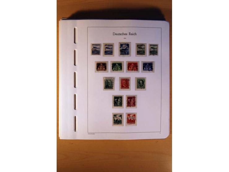 1919/45, ungebrauchte, postfrische und gestempelte Sammlung mit vielen besseren Werten dabei Mi.-Nr. 479-81, 482-95, 499-505,