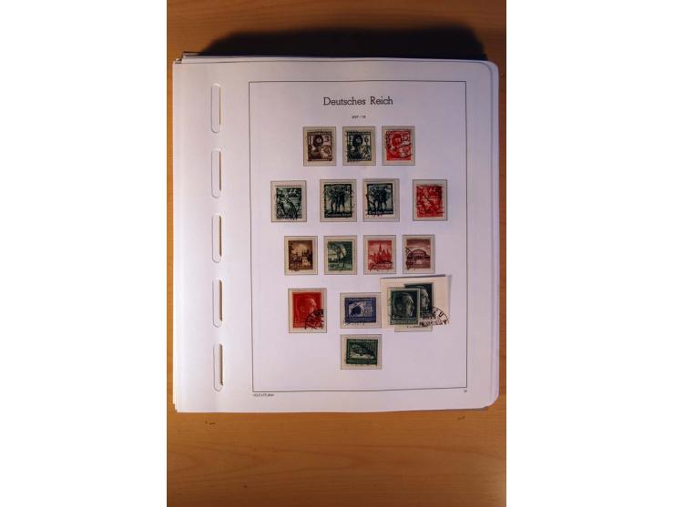 1919/45, ungebrauchte, postfrische und gestempelte Sammlung mit vielen besseren Werten dabei Mi.-Nr. 479-81, 482-95, 499-505,