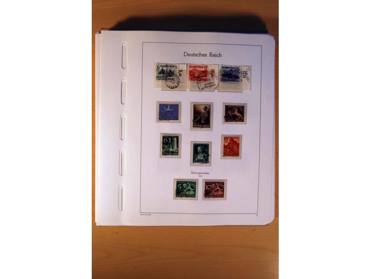 1919/45, ungebrauchte, postfrische und gestempelte Sammlung mit vielen besseren Werten dabei Mi.-Nr. 479-81, 482-95, 499-505,
